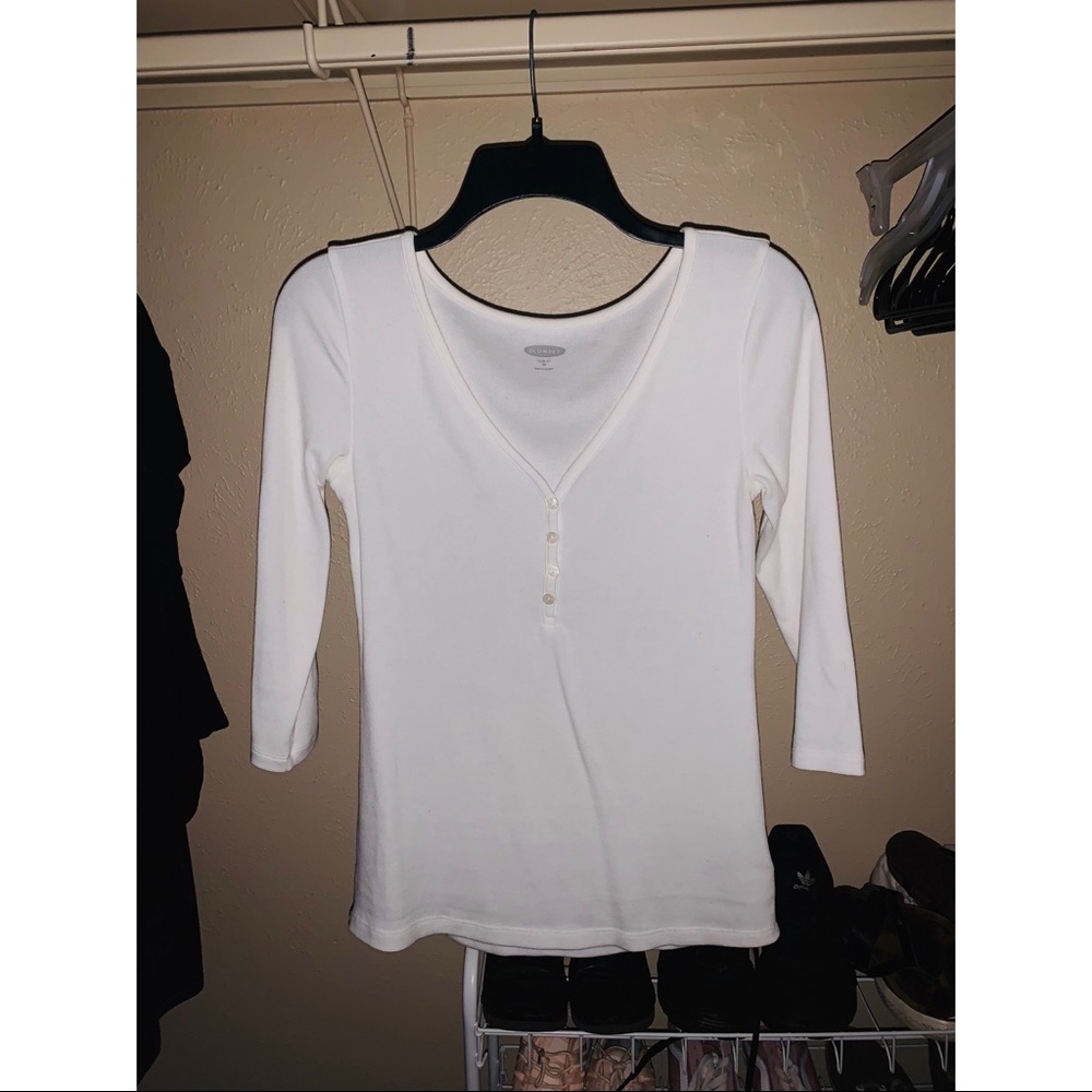 White Quarter Sleeve